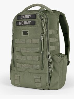 Tactical Diaper Backpack - Olive Green